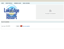 Tablet Screenshot of lakeedge.vponline.com.au